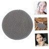 FOMIYES 39pcs Bamboo Fiber Reusable Makeup Removal Pads Gentle Face