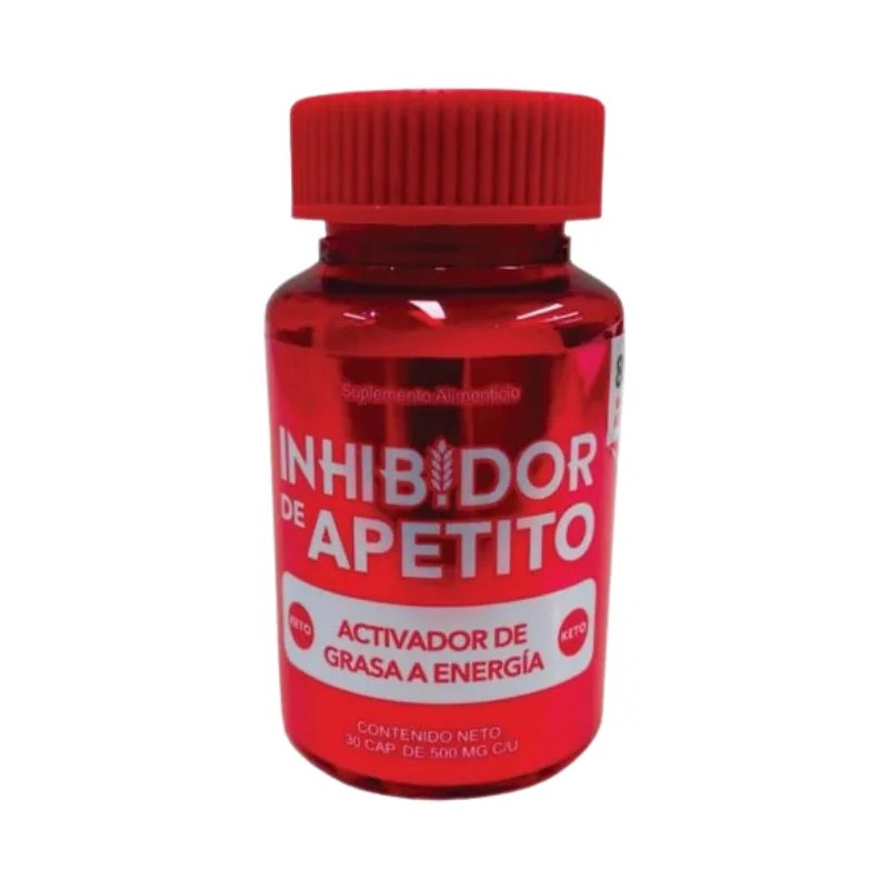 Keto Inhibidor Apetito 30caps 500mg Calidad Vinagre Manzana