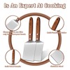 4 Pcs Small Brownie Cookie Spatula Metal Stainless Steel Spatula