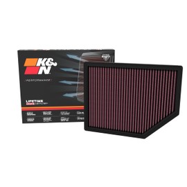 K&N Engine Air Filter: High Performance, Premium, Washable, Replacement Filter, Compatiable with Ford 2022-2023 Bronco/Ranger Raptor, 33-5132