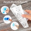 HOWAF 20 Stencils, Christmas Snowflakes Stencil, Template Stencils, Reusable Plastic