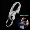 TISUR Key Chain, Titanium Alloy, Key Ring, For Cars, Motorcycles,