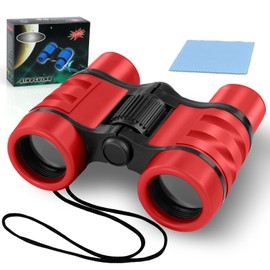 OSDUE Kids Telescope Outdoor Toys, 4x30 High Resolution Binoculars for Kids Toys Educational Learning Kids Binoculars for Sports and Outside Play, Gifts for Age 3-12 Years Old Boys Girls