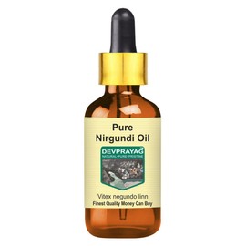 Devprayag Pure Nirgundi Oil (Vitex negundo linn) with Glass Dropper Natural Therapeutic Grade 5ml (0.16 oz)
