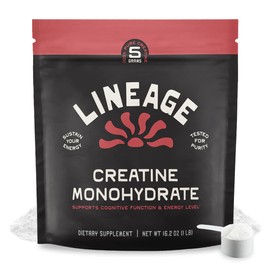 Lineage Provisions Micronized Creatine Monohydrate with Sea Salt - Micronized Creatine Powder for Training & Performance – No Artificial Ingredients – 90 Servings