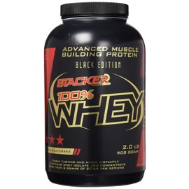 Stacker2 100% Whey Protein Proteinshake Eiweißshake Eiweiß Bodybuilding (Banana 908 g)