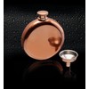 BarCraft BCMINIHIPCOP Luxury Stainless Steel Mini Hip Flask with Decanting