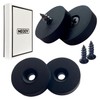 NEODY SR-0104-B Strong Neodymium Magnets with Screws for Perforated Magnets