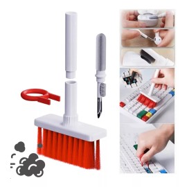 Veraly Kit Cepillo Limpiador Teclado Multifuncional Audífonos 5en1
