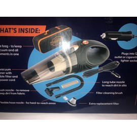 Zabba ThisWorx Car Vacuum Cleaner Corded with Accessory Kit NEW SEALED