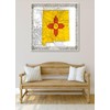 GRANDART.COM - New Mexico Color Map - Canvas Wall Art