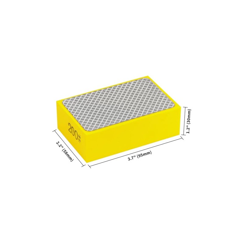 Diamond Polishing Pads Sanding Blocks - Cuttte 4pcs Diamond Sanding