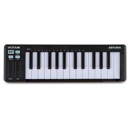 Arturia MicroLab Mk3 - Universal MIDI Controller for Music Production - Black