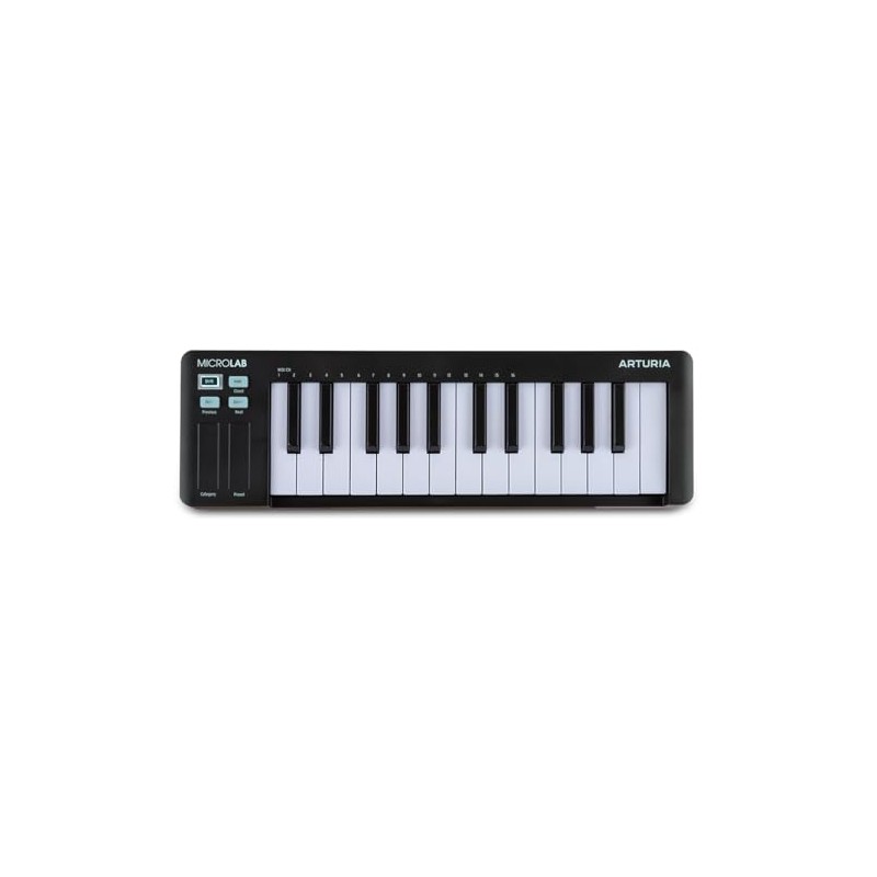 Arturia MicroLab Mk3 - Universal MIDI Controller for Music Production