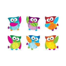 Trend Owl-Stars! Classic Accents Variety Pack, Classroom Bulletin Board Cut Outs, 5-1/2 to 6 Inches, 36 Count