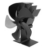 5 Blade Heat Powered Stove Fan Fireplace Fans Self Generating