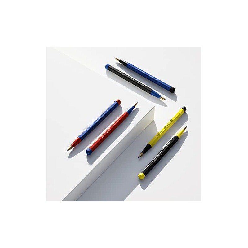 LEUCHTTURM1917 Bauhaus Edition 366571 Ballpoint Pen No. 1 Black/Lemon