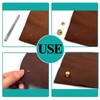 Honigo 24 Pack Bronze Rivets Stud Handbag Purse Feet 3/8
