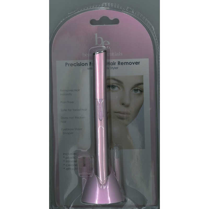 Pink Womens Facial Trimmer & Eyebrow Styling Kit