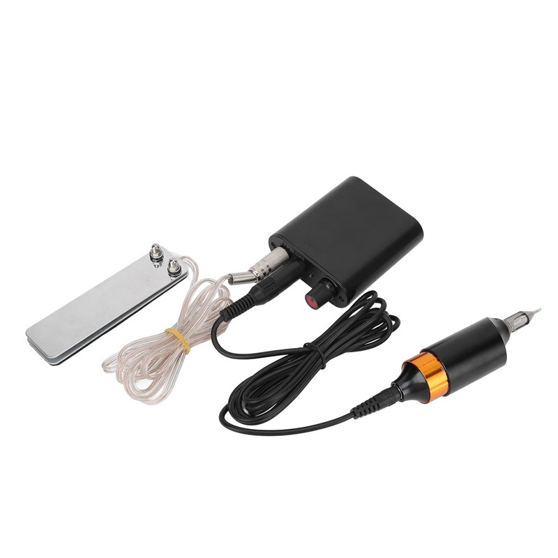 Rotary Tattoo Pen Set Power Supply Foot Pedal DC Clip