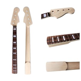 New Electric Guitar Neck Maple Rosewood Fretboard 20fret Inlay Replacement Bolt on Heel Truss Rod Electric Guitar Accessory - Style: B20