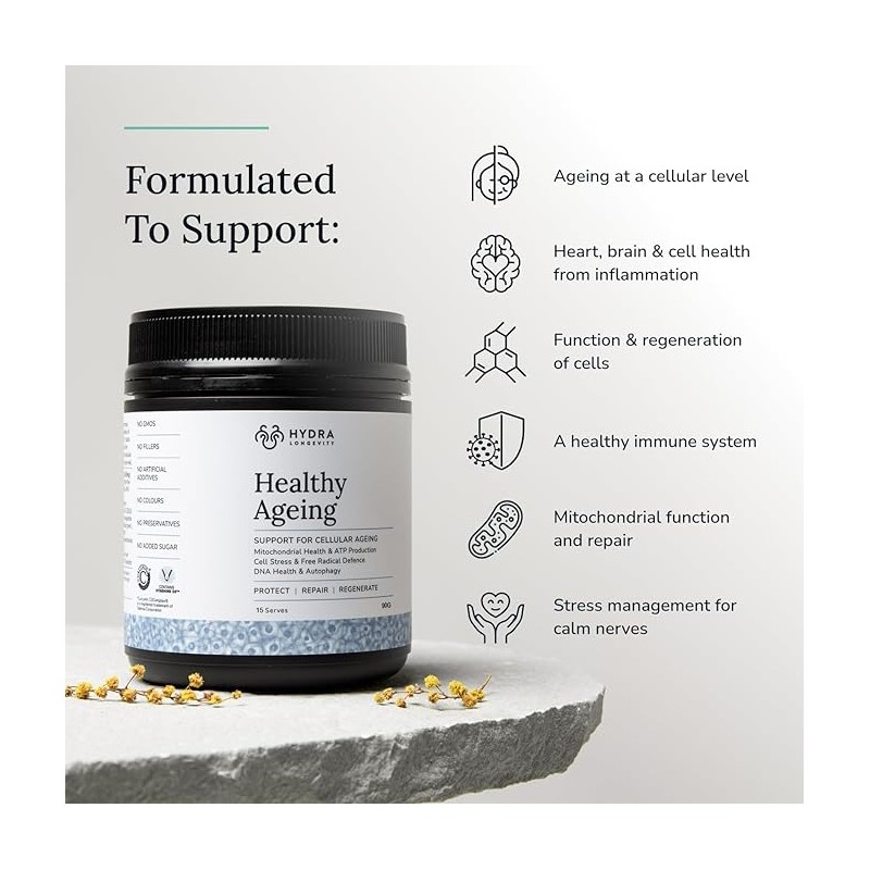 Hydra Longevity Healthy Ageing Essentials 90g