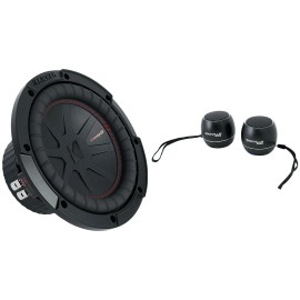 KICKER 48CWR84 CompR 600 Watt 8" Subwoofer DVC 4-ohm Car Audio Sub+Home Speakers