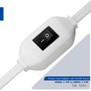 [6-Feet] On Off Switch Extension Cord, Right Angle 2-Prong Polarized