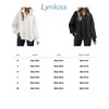 Lynkiss Women's Oversized Sweater Long Sleeve 1/4 Zipper Collar Drop