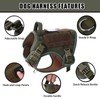 BUMBIN Tactical Dog Harness with Laesh Set，No-Pull Service Fit Smart