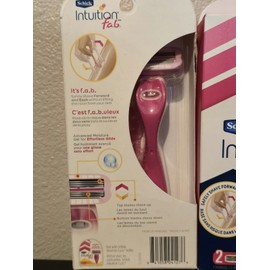 Schick Lot of 2 - Schick Intuition f.a.b. Forward & Backward Bidirect Razor with Handle