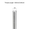 MECCANIXITY Fully Threaded Rod M6 x 100mm 1mm Thread Pitch