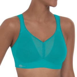 Anita Women's Padded Sports Bra air Control DeltaPad 5544 Peacock 34B