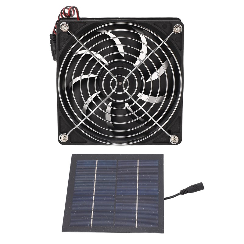Solar Exhaust Fan Efficient Heat Dissipation Ventilation 50W Solar Panel