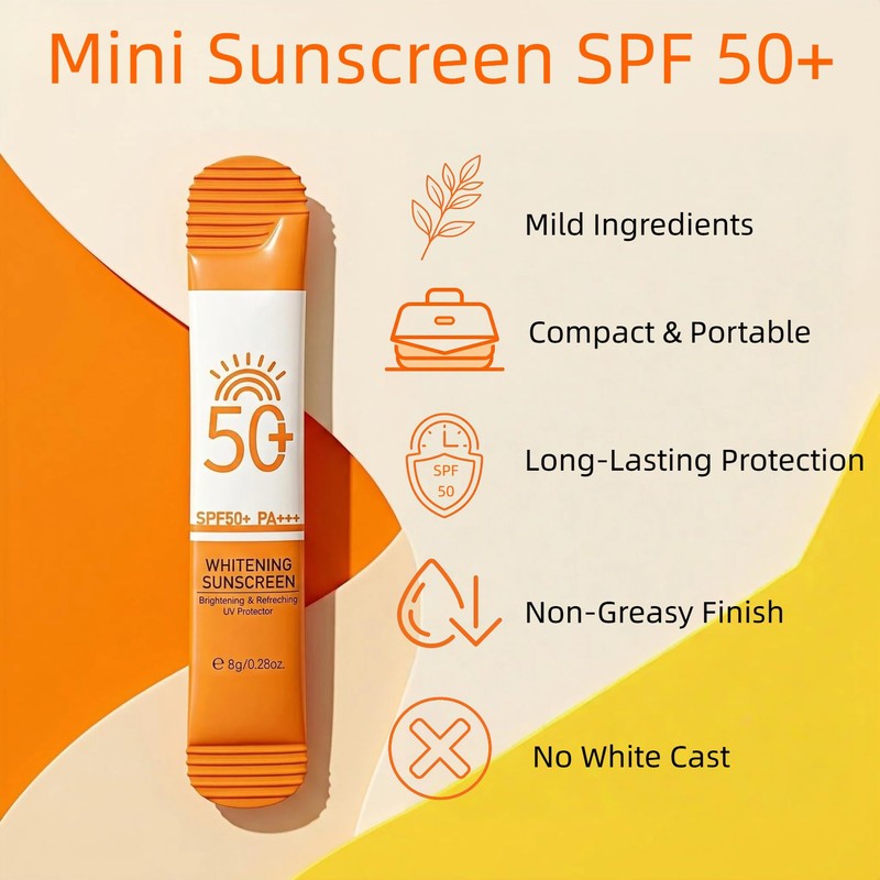 BESHICO 15 Pack Travel Size Sunscreen SPF 50+ Mini 0.28