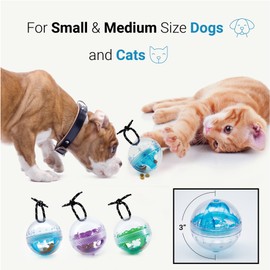 SVD.PET Treat Ball: Dog Activity Treat Ball & Treat Dispensing Dog Toys, Interactive Dog Toys, Slow Feeder, Great Gift for Dog (Purple)