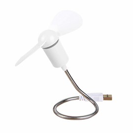 Zerodeko Usb Mini Fan Flexible Gooseneck Portable Silent Cooling Fan for Laptop Office Home Travel