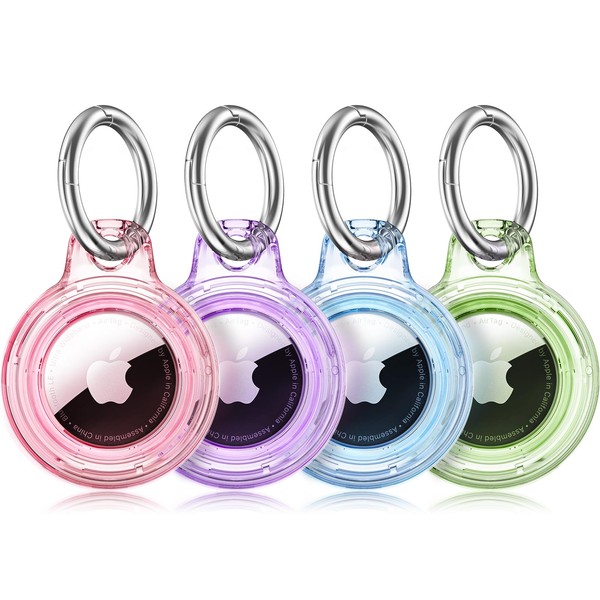 4 Pack for AirTag Holder, Waterproof Clear Case for AirTag