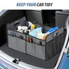 Simple Deluxe Car Trunk Organizer for SUV, Collapsible 2 Compartment
