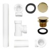 Westbrass 493244H-01 14" Sch. 40 PVC Bath Waste & Overflow