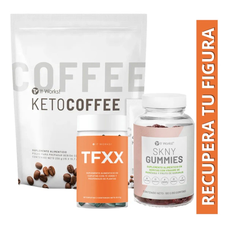 Keto Coffee Pack - It Works! 3 Productos 100% Originales