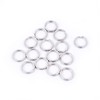 60pcs Split Keyring Rings, 8mm Stainless Steel Split Rings for