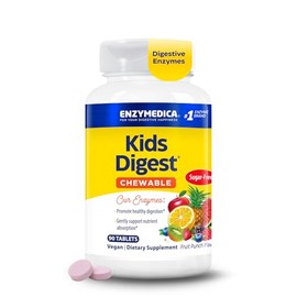 Enzymedica Kids Digest Suplemento Enzimático Digestivo Masticable