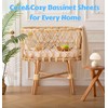 SDY Mushroom Bassinet Sheets Set 2 Pack for Boys Girls，