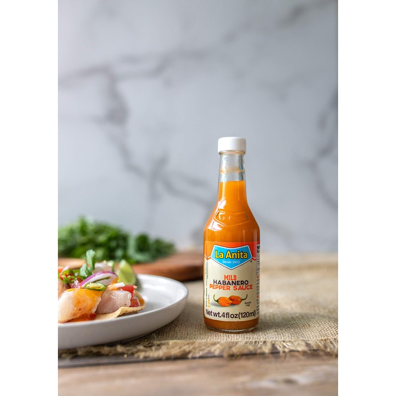 La Anita Mild Habanero Pepper Sauce 4oz (120ml)
