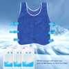 Ice Vest, Body Cold Jacket, Adjustable Tightness Chinlon Nylon Heat