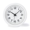 Muji MJ-BC2 12046745 Analog Bass Clock, White, Width 3.4 x