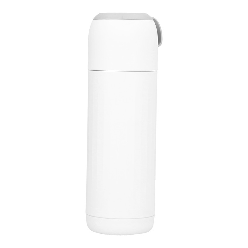 310ml Glass Cup with Lid Portable Dual Purpose Water Mug