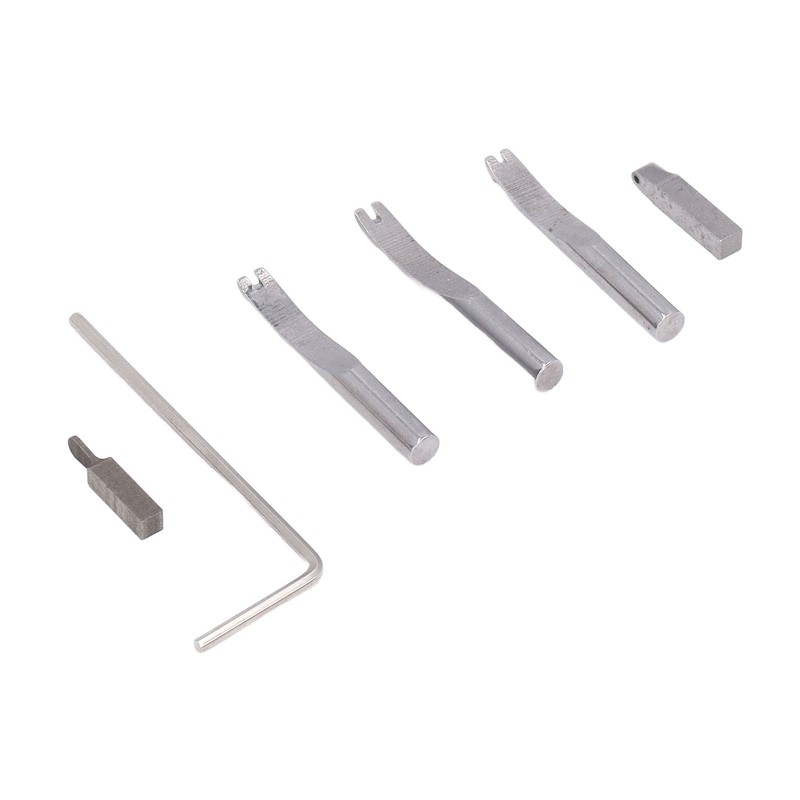 7 in 1 Leather Groover Tool Plastic Wood Fine Steel
