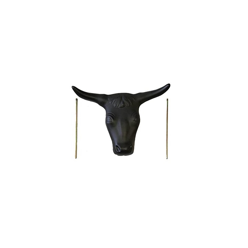AJ Tack Steer Head Roping Dummy Black